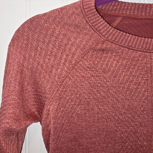 Lululemon Rest Less Pullover Mulled Wine / Pink Savannah - Picture 3 of 7